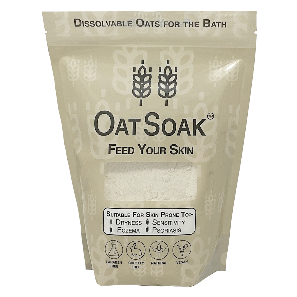 Oatsoak - Oats for the bath. Sooths skin prone to eczema, psoriasis, dryness, sensitivity and chickenpox 