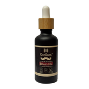 natural beard oil, beard oil for sensitive skin, eczema safe beard oil, oat oil beard care, calendula beard oil, soothing beard oil, natural grooming.
