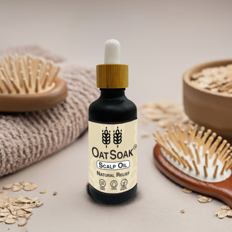 Oatsoak Scalp oil, Natural scalp relief for itchy scalp, eczema relief and psoriasis